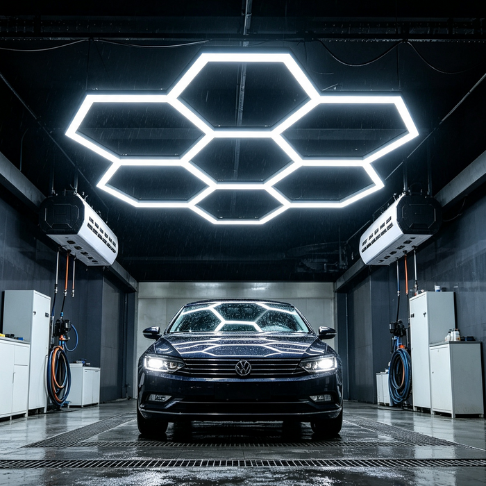 7-Cell LED Honeycomb Light 240×230cm 260W 6500K commercial hexagonal ceiling light MEGA LIGHTING South Africa