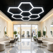 7-Cell LED Honeycomb Light 240×230cm 260W 6500K commercial hexagonal ceiling light MEGA LIGHTING South Africa
