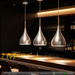 Teardrop gold metal pendant light adjustable height 100cm for dining room bar MEGA LIGHTING South Africa