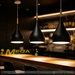 Teardrop gold metal pendant light adjustable height 100cm for dining room bar MEGA LIGHTING South Africa