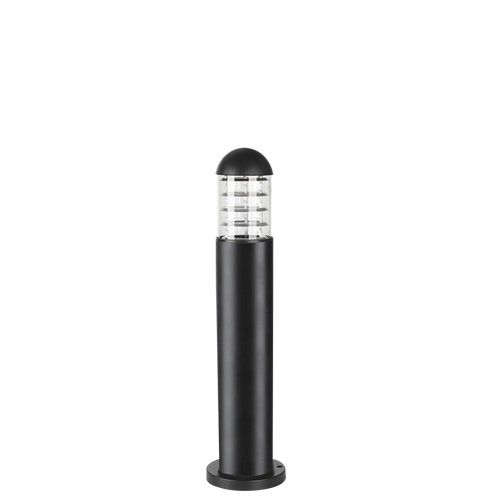 Black 60cm outdoor garden bollard light, waterproof E27 cylinder pathway light for South African garden landscape