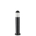 Black 60cm outdoor garden bollard light, waterproof E27 cylinder pathway light for South African garden landscape