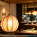 Boho Linen Fabric Pendant Light 4 shapes E27 socket adjustable height natural linen shade dining room cafe kitchen island home bar MEGA LIGHTING South Africa