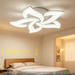 520mm modern crystal petal LED flush ceiling light, 3-colour dimmable 3000K 4000K 6500K crushed crystal acrylic close mount lamp for living room dining room bedroom kitchen, MEGA LIGHTING South Africa