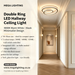 Double Ring LED Hallway Ceiling Light 30×30cm ultra‑thin 3‑color switchable flush mount lamp MEGA LIGHTING South Africa