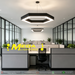 MG‑GH2621 hexagonal LED pendant light 60×52cm matte‑black adjustable 100cm height MEGA LIGHTING South Africa