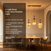 3‑Light Brass Glass Cube Pendant Light 50cm Base Dining Room Kitchen Island Home Bar MEGA LIGHTING South Africa