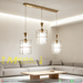 3‑Light Brass Glass Cube Pendant Light 50cm Base Dining Room Kitchen Island Home Bar MEGA LIGHTING South Africa