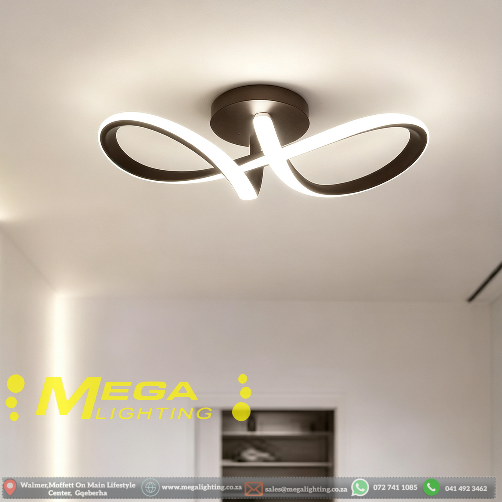 Moden Led Lighting Ceiling aisle light Infinity Modern LED Ceiling Light – Adjustable Colour ...