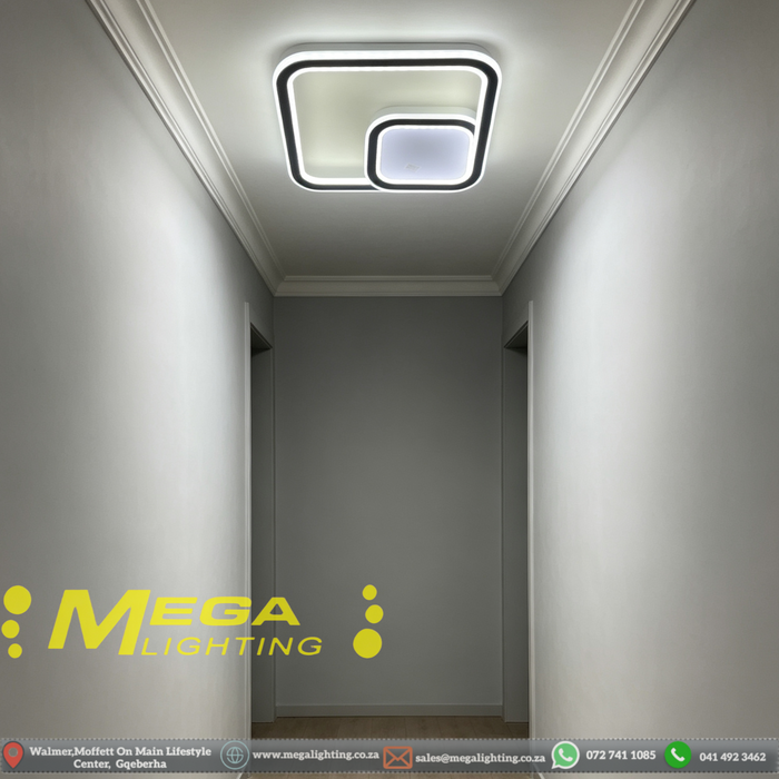 Led Hall Light ⬛ LED Hallway Ceiling Light – Modern Geometric Design | Tri-Colour ...