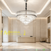 Main product shot: Luxury Tiered Chrome Crystal Chandelier 50cm Diameter 6 E14 Light MEGA LIGHTING South Africa