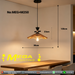 MEG+M250 woven rattan umbrella boho pendant light 30cm adjustable 100cm cord MEGA LIGHTING South Africa