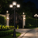 MG‑70020/3 3‑head vintage garden post light 2m tall IP65‑waterproof black European‑lantern outdoor lamp post MEGA LIGHTING South Africa
