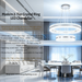 Modern 2‑Tier crystal‑ring LED chandelier 100cm+60cm rings 3‑colour switchable adjustable suspension MEGA LIGHTING South Africa
