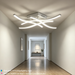 MG-JMX23325/4X Modern Curved 4-Arm LED Ceiling Light, 3 colour switchable flush mount ceiling lamp for living room bedroom hallway, Mega Lighting South Africa