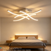 MG-JMX23325/4X Modern Curved 4-Arm LED Ceiling Light, 3 colour switchable flush mount ceiling lamp for living room bedroom hallway, Mega Lighting South Africa