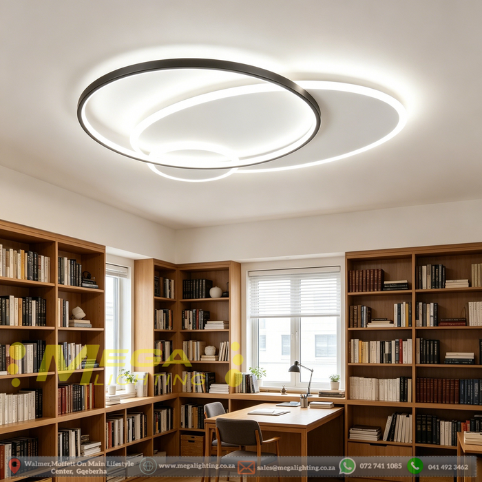 modern-interlocking-ring-led-ceiling-light-50x45cm-black-frame-dimmable-living-room-dining-room-bedroom-mega-lighting-south-africa
