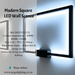 Modern Square LED Wall Light matte‑black metal frame 3‑colour changing L30×W21.5×H4cm MEGA LIGHTING South Africa