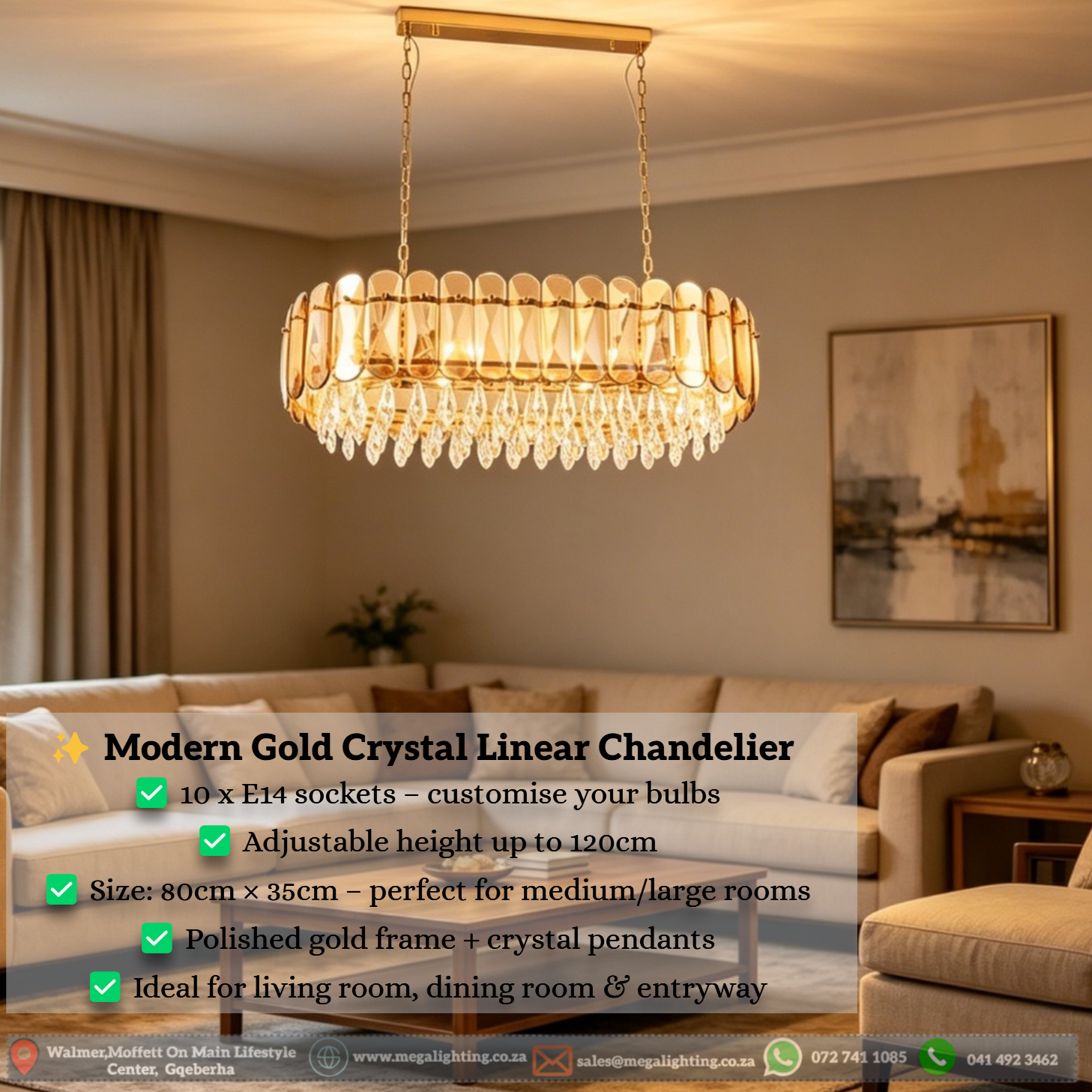 LED Chandeliers Lights MEGA LIGHTING