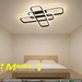 Modern Square LED Ceiling Light – 70×53cm | 3-Color Switchable (3000K/4000K/6500K) | Wall Switch Control – No Remote Needed | 24W Dimmable Flush Mount for Kitchen Island, Bedroom & Living Room | MEGA LIGHTING South Africa