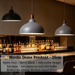 35cm wide modern Nordic dome pendant light, matte grey and matte black two finish adjustable height hanging lamp for dining table kitchen island bar counter, MEGA LIGHTING South Africa
