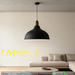 35cm wide modern Nordic dome pendant light, matte grey and matte black two finish adjustable height hanging lamp for dining table kitchen island bar counter, MEGA LIGHTING South Africa