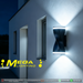 MG‑TL‑2072 twisted‑modern outdoor LED up‑down wall light waterproof solid‑metal exterior sconce MEGA LIGHTING South Africa