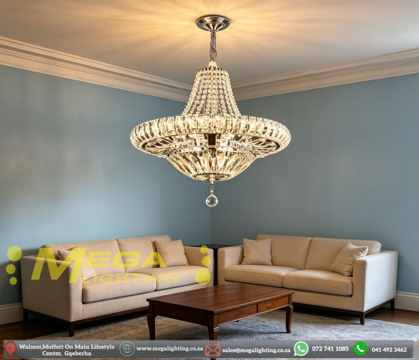 Premium Crystal Chandelier – 4‑Color Temperature, Low‑Hanging Premium Crystal Chandelier – 4‑Color Temperature, Low‑Hanging
