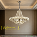 Modern 3‑Colour Changing LED Crystal Chandelier 48cm Diameter for Living Room Hall MEGA LIGHTING South Africa
