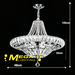 Modern 3‑Colour Changing LED Crystal Chandelier 48cm Diameter for Living Room Hall MEGA LIGHTING South Africa