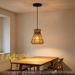 MEG‑M249 rattan woven boho pendant light 31cm×14cm adjustable 100cm cord MEGA LIGHTING South Africa