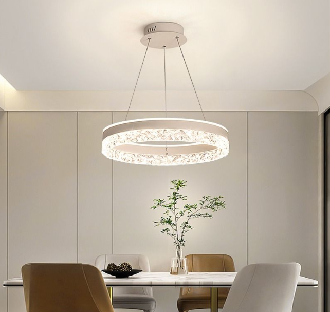 Dual Acrylic Pendant Set Clean Lines Adjustable Glow Sleek Transparency Meets Flexible Lighting