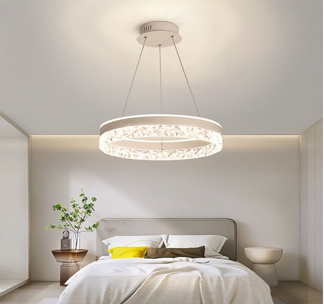 Dual Acrylic Pendant Set Clean Lines Adjustable Glow Sleek Transparency Meets Flexible Lighting