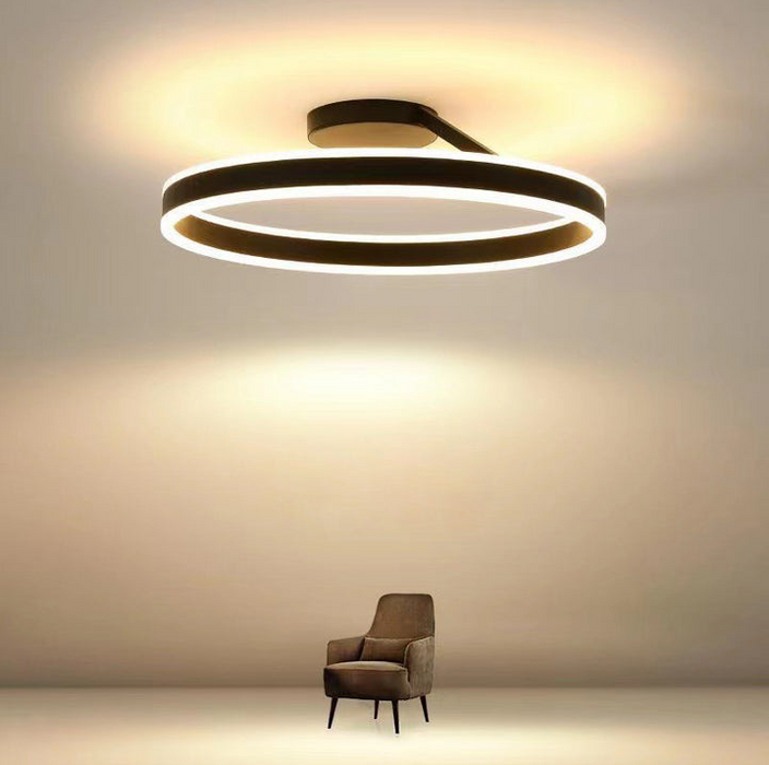 Round Bedroom Ceiling Lamp LED Lamp Living Room Lamp Simple Modern Atmosphere Domestic Study Lamp Bedroom Lamp