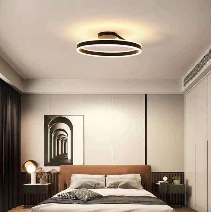 Round Bedroom Ceiling Lamp LED Lamp Living Room Lamp Simple Modern Atmosphere Domestic Study Lamp Bedroom Lamp
