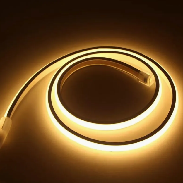 220V COB LED Strip Outdoor Waterproof 3000K Warm White and  6500k, Flexible Cuttable IP65 Waterproof LED Strip , for Construction Sites,