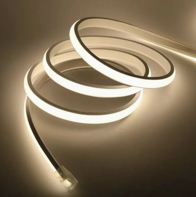 220V COB LED Strip Outdoor Waterproof 3000K Warm White and  6500k, Flexible Cuttable IP65 Waterproof LED Strip , for Construction Sites,