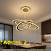 Shop 3-ring modern oval LED chandelier – stylish hanging ceiling luminaire for living room, dining & bedroom in South Africa | MEGA LIGHTING