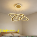 Shop 3-ring modern oval LED chandelier – stylish hanging ceiling luminaire for living room, dining & bedroom in South Africa | MEGA LIGHTING