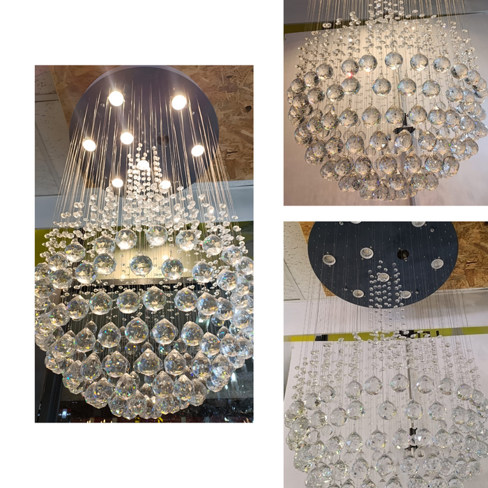 Nordic post-modern crystal chandelier pendant light for villa or hotel project