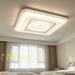 48×48cm square LED surface‑mount ceiling light crystal‑style frame 3‑colour switchable MEGA LIGHTING South Africa