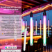 T8 0.6M 10W LED Tube Light E27 Screw Base RGB chase marquee decorative hanging light