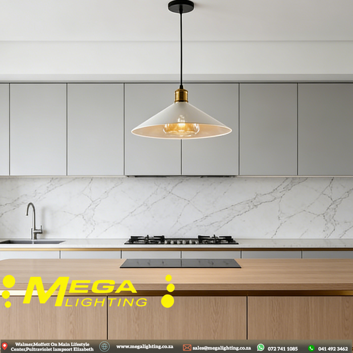 vintage-flared-glass-pendant-light-black-brass-industrial-south-africa