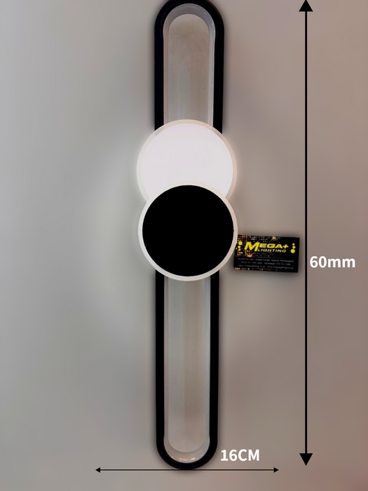 Led Wall Highlighter Light, 3-in-1 Colour Changing, Luxurious Wall Decor (12 Watt Matt Black)