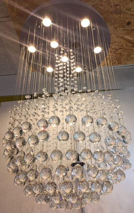 Nordic post-modern crystal chandelier pendant light for villa or hotel project