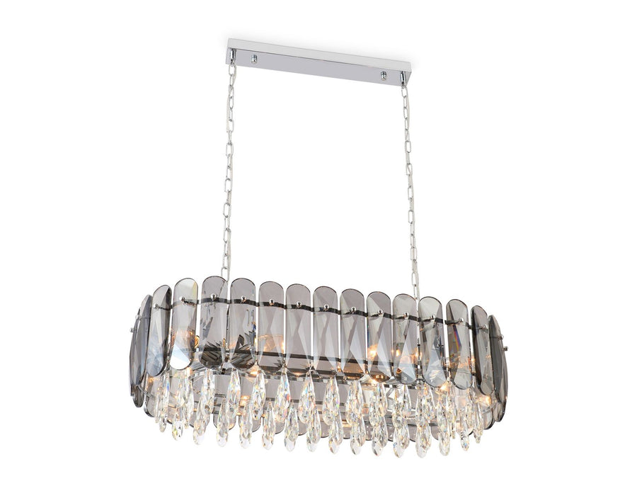 Ambrella Traditional Crystal Pendant Chandelier | E14 x 8 Lights