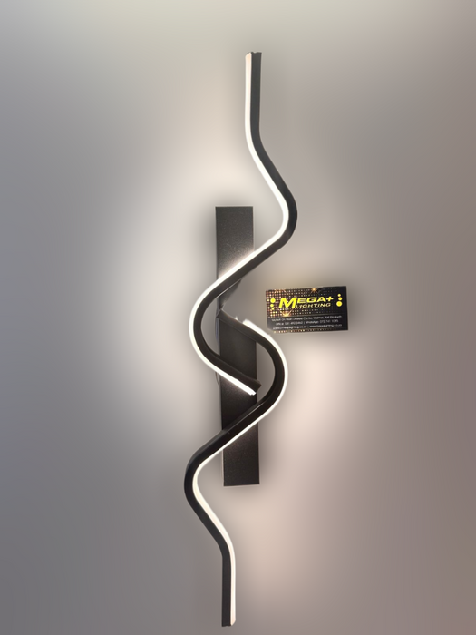 Modern Wall Black LED Wall Lights 18w Indoor Wall Lamp Modern Led Sconces Wall Lighting for Bedroom Living Room Office Dining Room Hallway