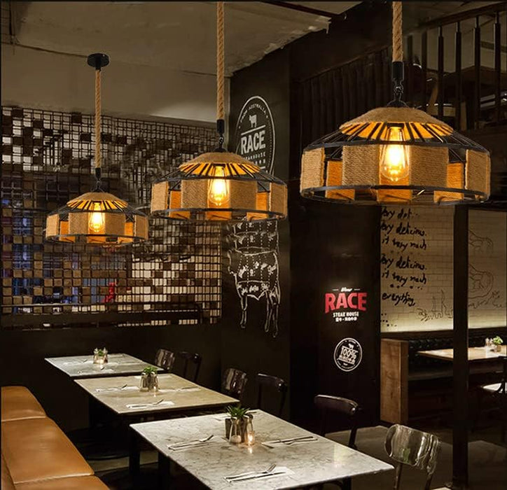 farmhouse-hemp-rope-ceiling-light-rustic-woven-chandelier-metal-cage-shade-mega-lighting-south-africa
