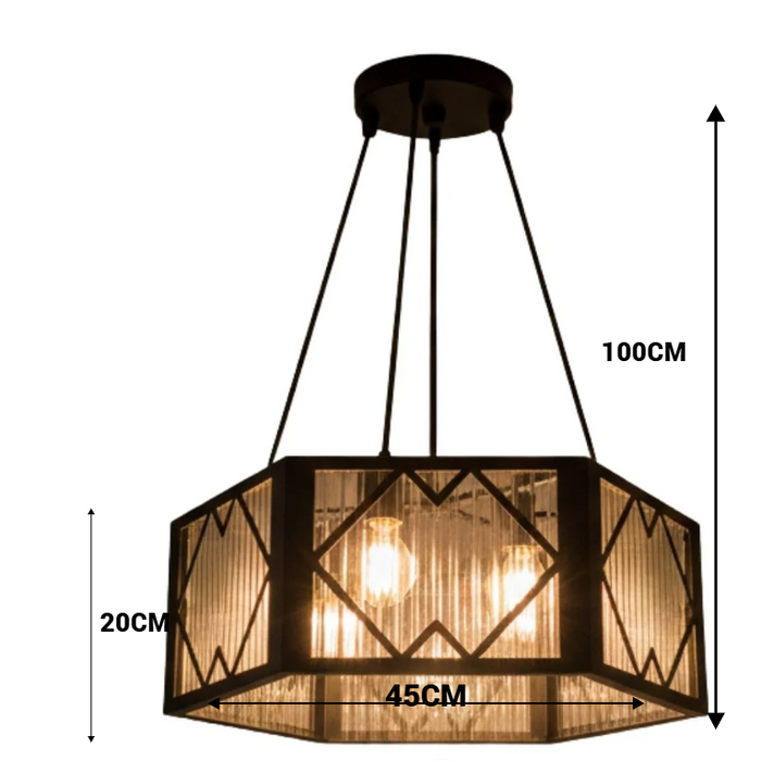 Geometric & Bold — The Hex Frame Pendant Light | South Africa | MEGA LIGHTING
