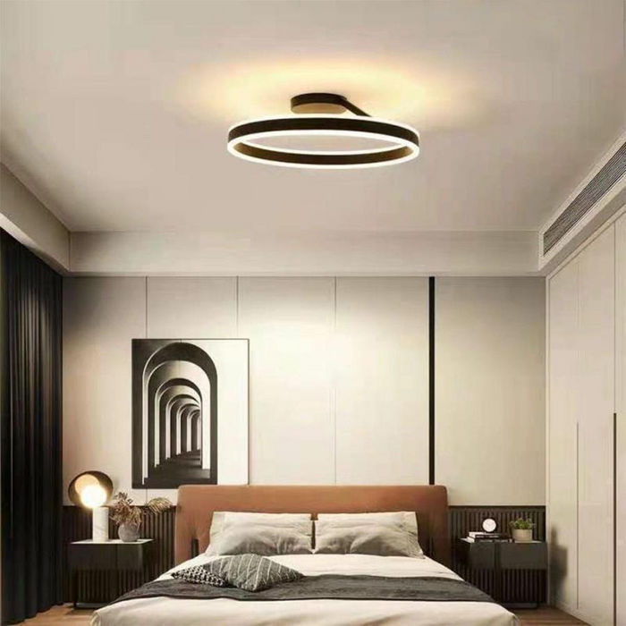 Round Bedroom Ceiling Lamp LED Lamp Living Room Lamp Simple Modern Atmosphere Domestic Study Lamp Bedroom Lamp
